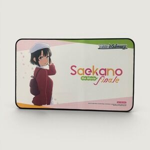Weiss Schwarz Saekano Finale Megumi Kato Playmat TCG Card Game Desk Mat Promo